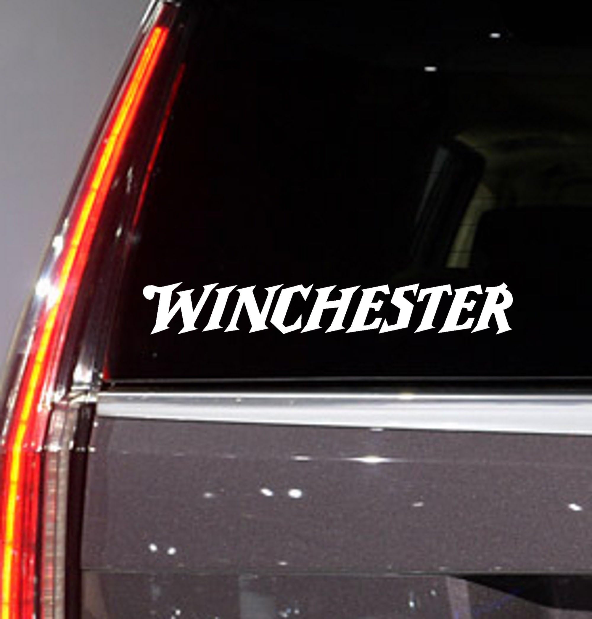 Auto - Sticker - Decal - WINCHESTER GUN - for car, truck, suv, window, glass, notebook, skateboard, laptop, computer, macbook, folder, etc. (WINCHESTER GUN)