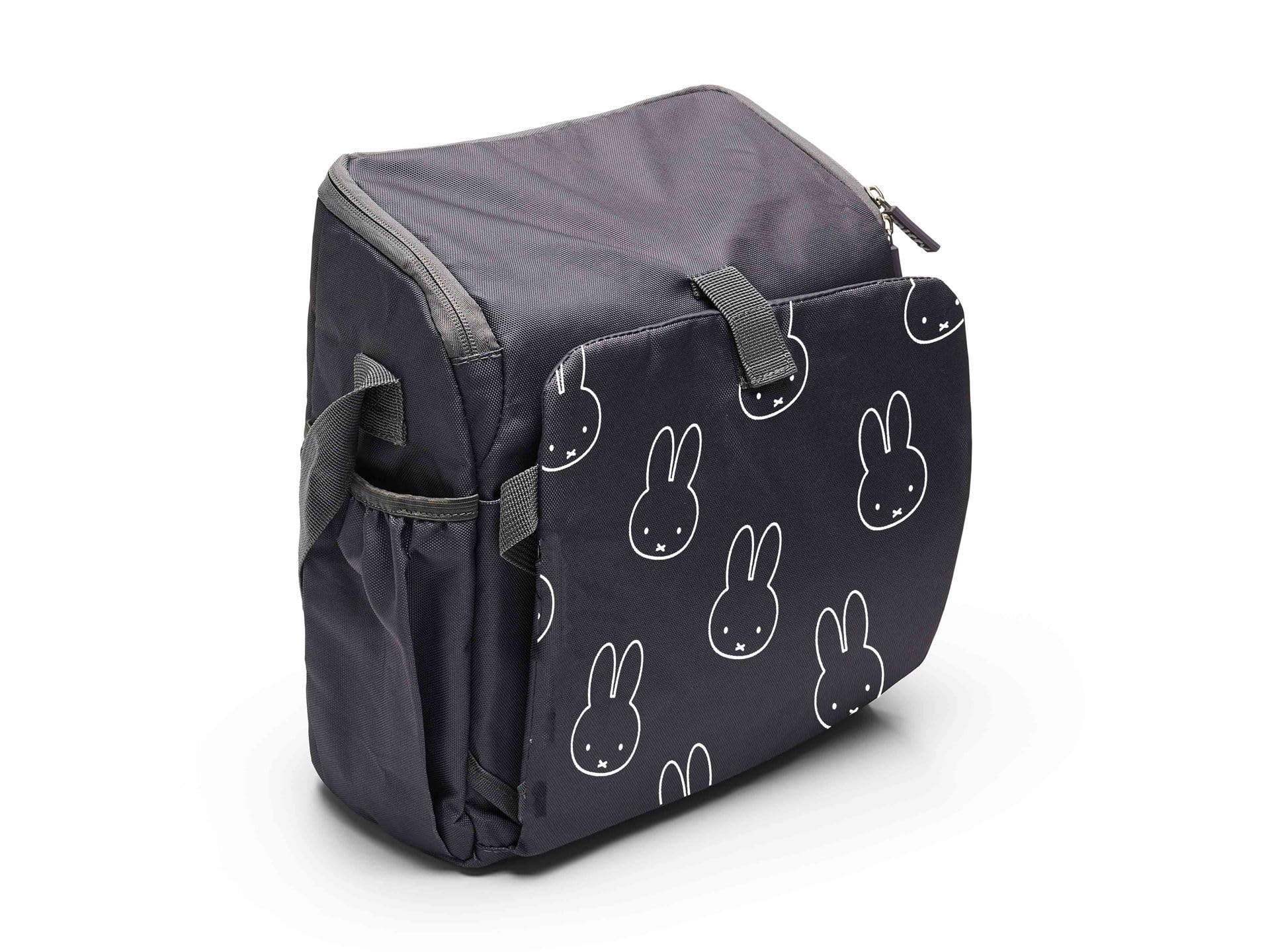 Siège auto de voyage Miffy léger et portable (siège auto mobile avec sac de rangement, position assise surélevée, ceinture de sécurité à 3 points, fixation facile pour les déplacements et les voyages)