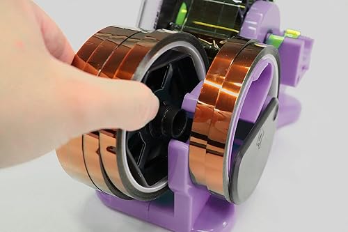 Miniatura 3 de Sublimación de cinta térmica púrpura - Dispensador de cinta térmica de corte en rollo múltiple de 1 pulgada y 3 pulgadas, núcleo de doble carrete