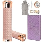 BLIBEE Facial Hair Removal for Women, Rechargeable Hair Removal Device, Painless Face Electric Razor/Shaver for Lip, Arms, Face, Peach Fuzz(Blush)