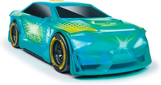 Dickie Toys 203763003 Lightstreak tuner, pojazd sportowy z napędem tarcia, światło i dźwięk, 20 cm