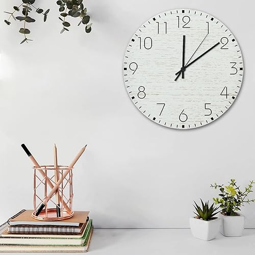 Miniatura 3 de Relojes de pared de madera de 15 pulgadas, diseño shabby chic, decoración de pared de madera para habitación de los niños, relojes de pared Shiplap