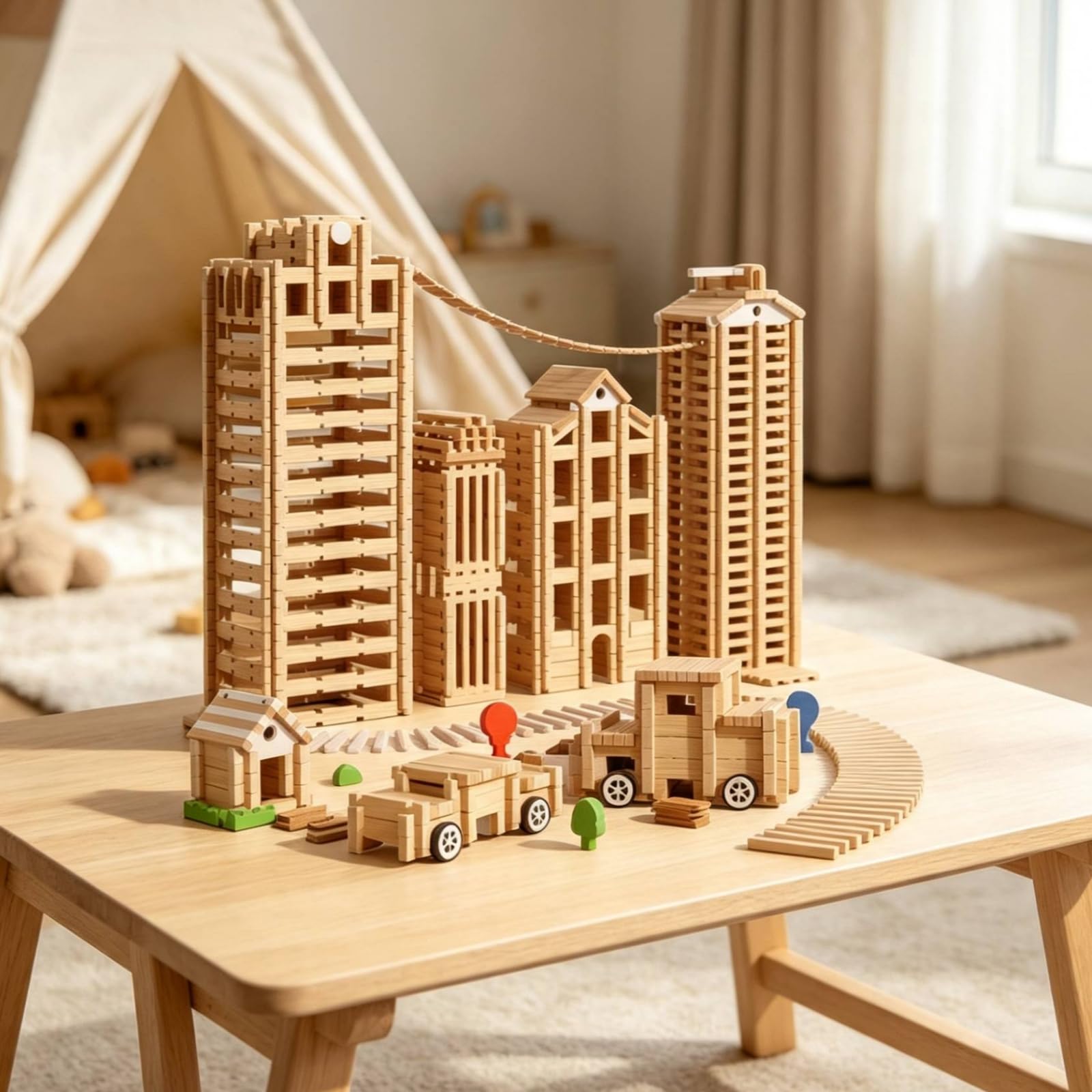 Giocattolo Educativo in Legno Naturale