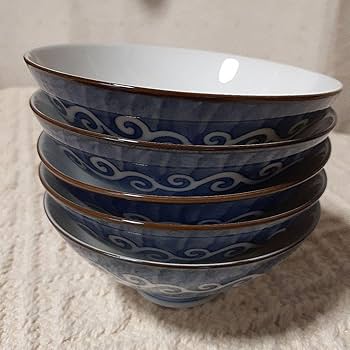 人物　茶碗　幅約12.5㎝　箱付　タニトコ　東さ7-0728① ご飯茶碗 （大 口径約12.5cm・高さ約7cm）白／牡丹刷毛目 （09