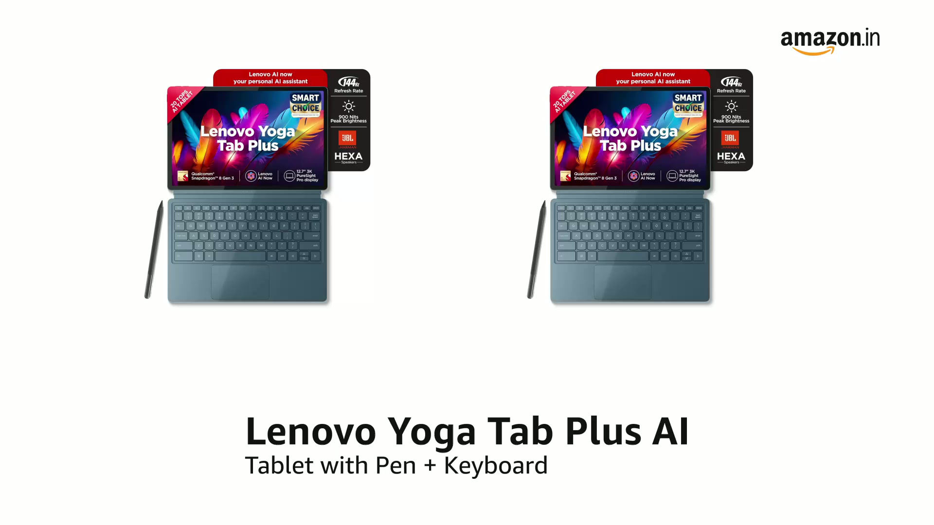 Lenovo Yoga Tab Plus Smartchoice AI Tablet with Pen + Keyboard