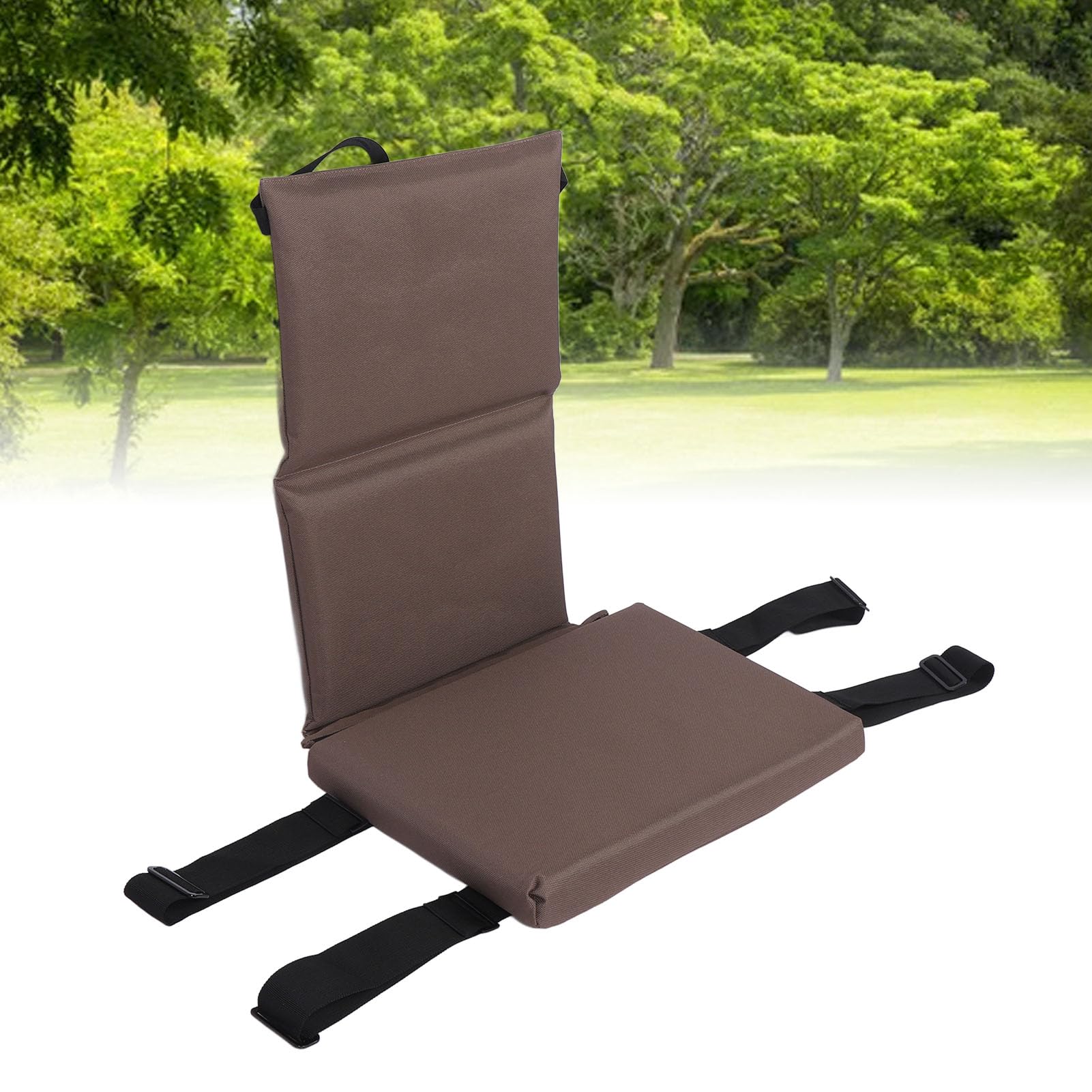 Cryfokt Cuscino per Sedile Treestand Comodo Pieghevole Regolabile per Uso Esterno Cuscino per Sedia Pieghevole Leggero per Supporto per Albero per Caccia Campeggio Tessuto Oxford 900D