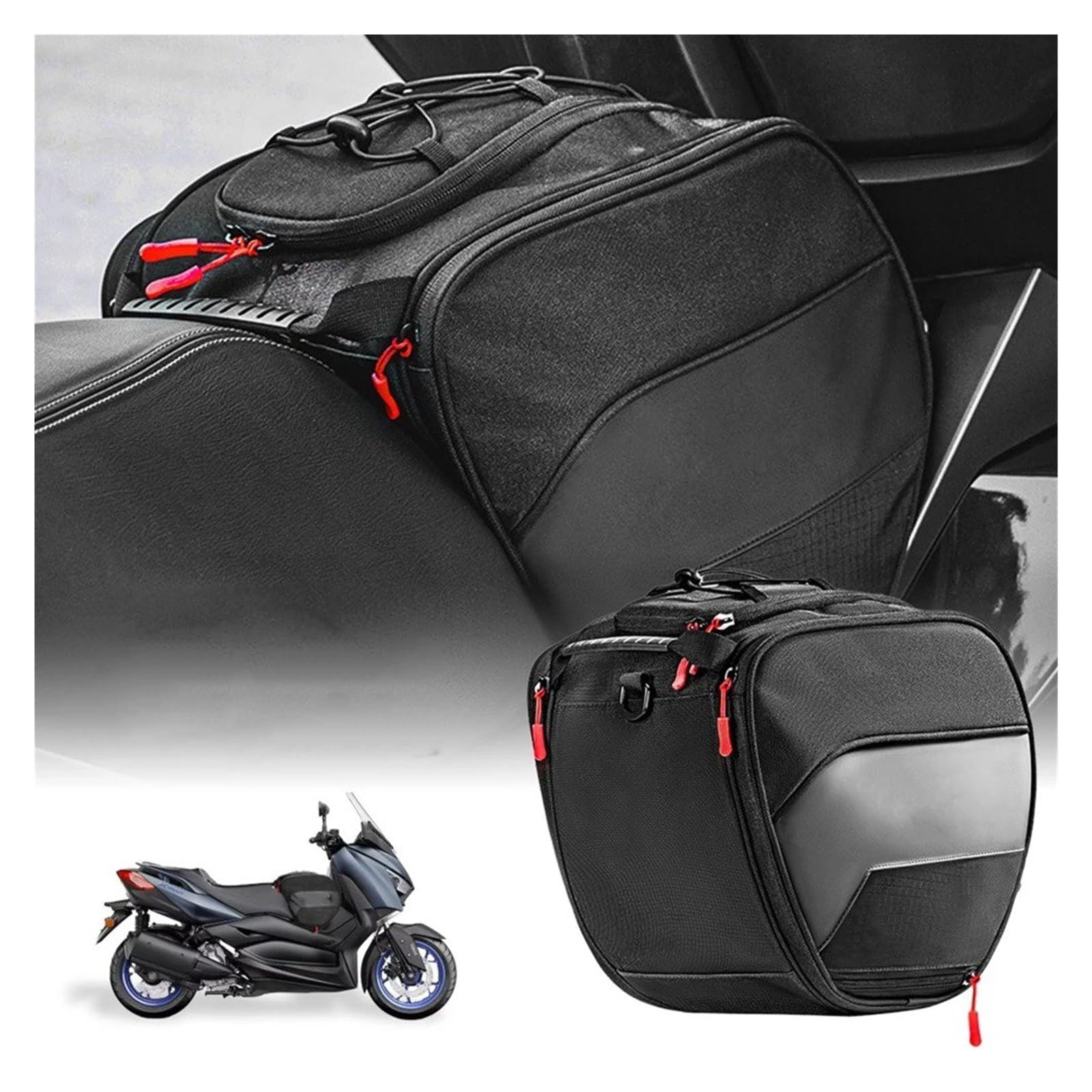 Sac à Outils Moto pour for ADV 150 160 350 pour PCX 125 150 160 pour X-ADV pour Forza 300 350 750 Scooter Tunnel Sac Réservoir Outil Voyage Bagages Sac De Rangement Sacoche Reservoir Moto