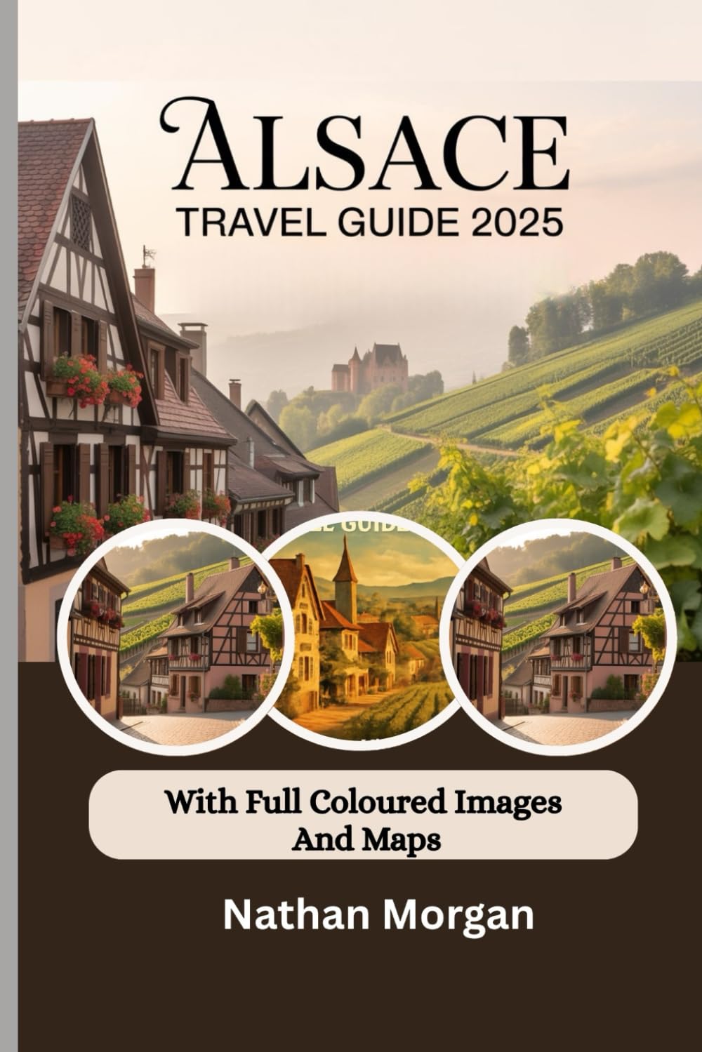 ALSACE TRAVEL GUIDE 2025/2026 (With full coloured images and maps): Explore the Heart of France and Germany Through Villages, Vineyards and Winery Tastings Tours and Festivals of Strasbourg and Colmar