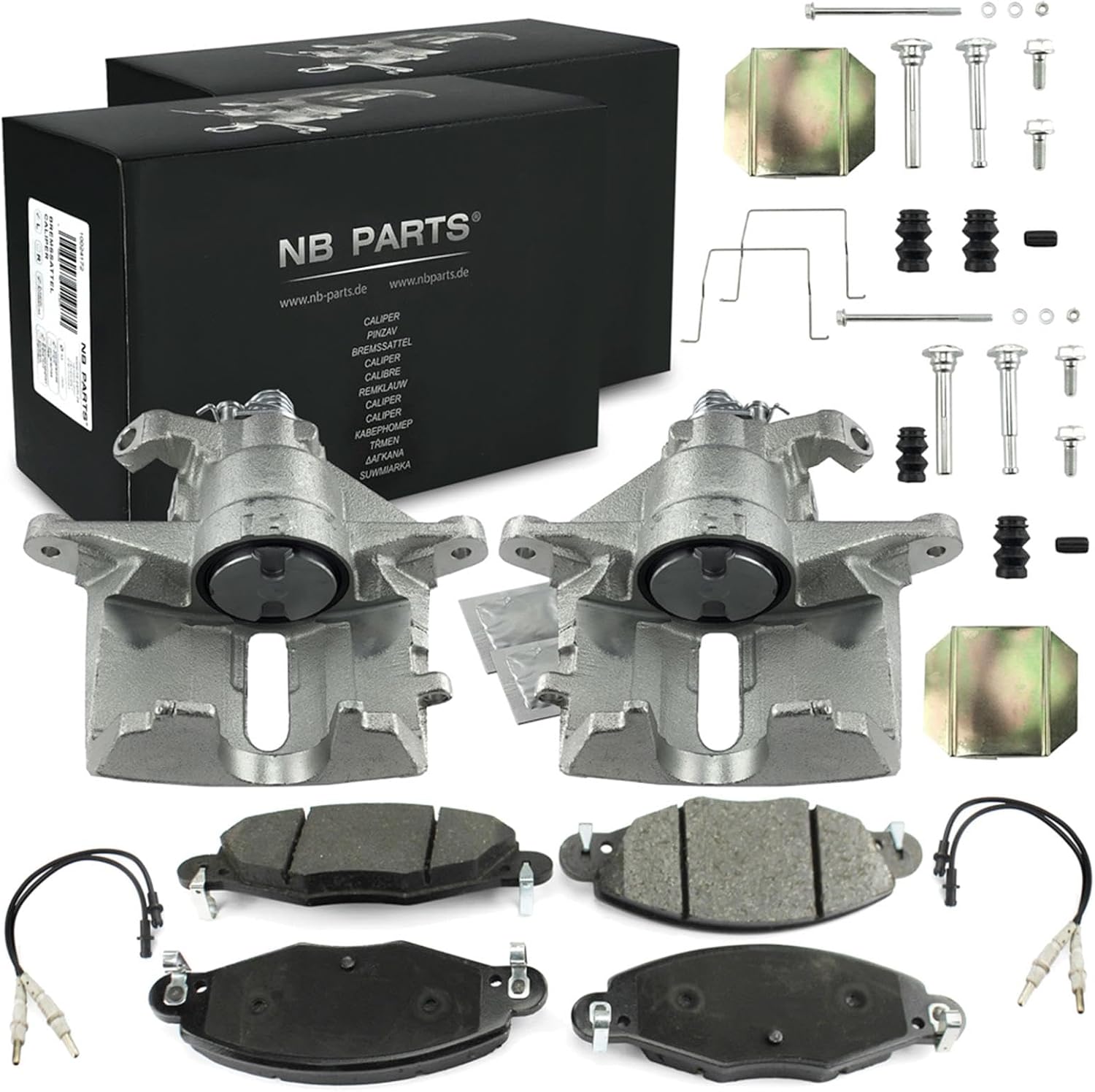 NB PARTS Brake Calipers and Brake Pads Front 10073805
