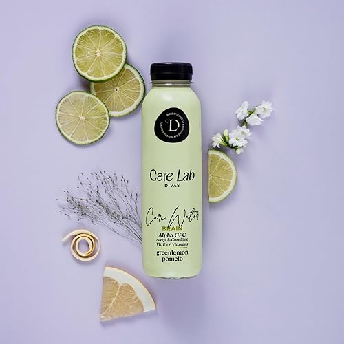 Miniatura 6 de Care Water BRAIN CareLab Divas  Bebida con sabor a limón verde y pomelo con memoria nootrópica que aumenta la memoria  Alpha GPC, acetil