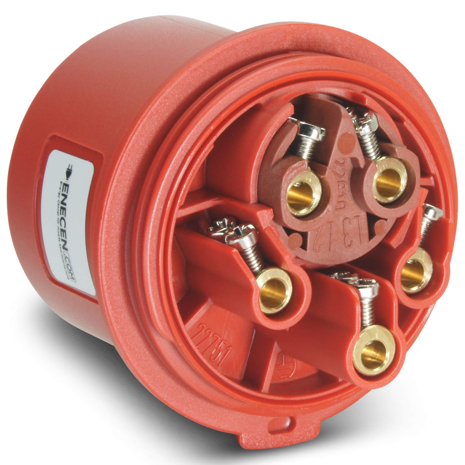 CEE Stecker & Kupplung Set 400V/32A 5p IP44 mit Phasenwender - Mennekes