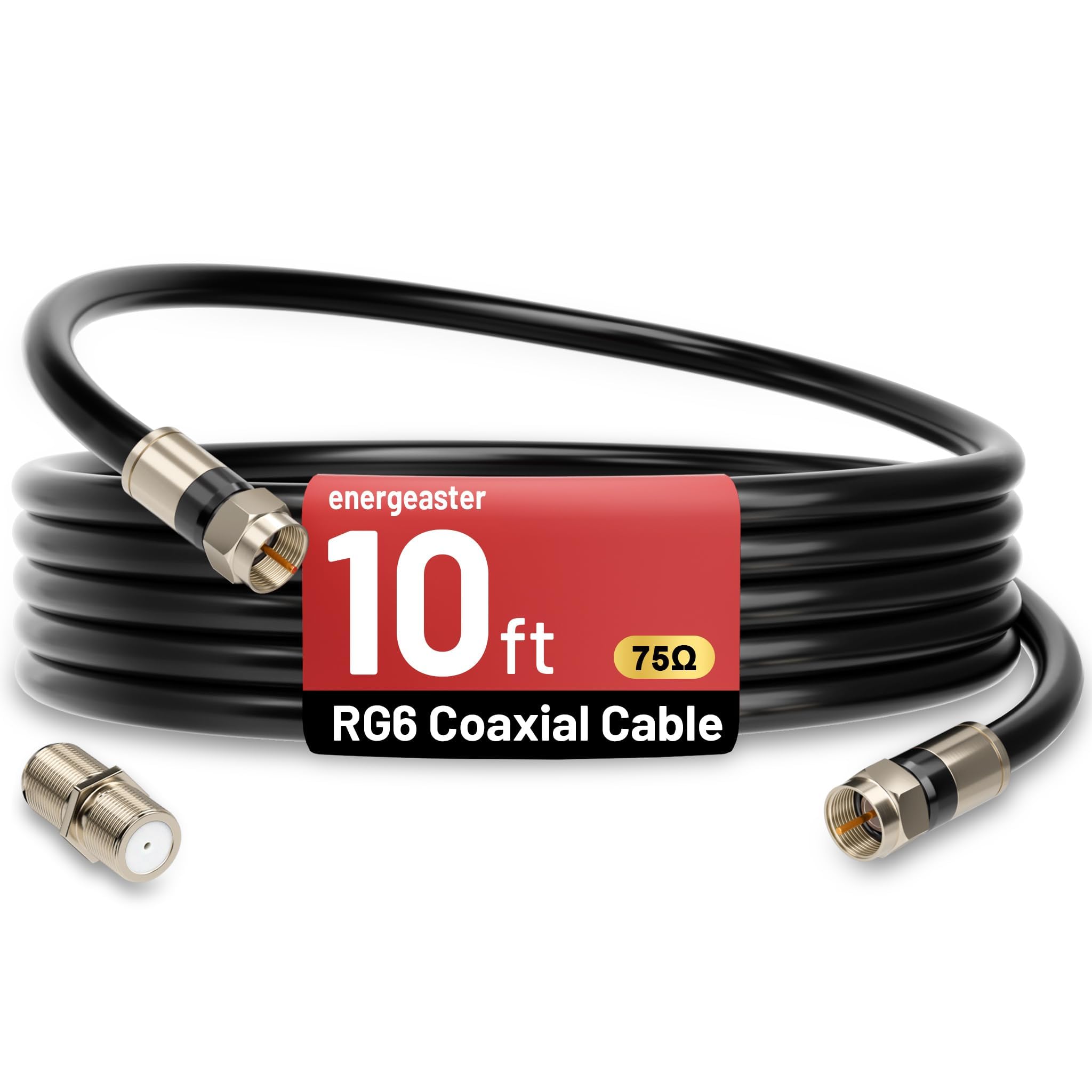 Photo 1 of energeaster 10FT RG6 Coaxial Cable