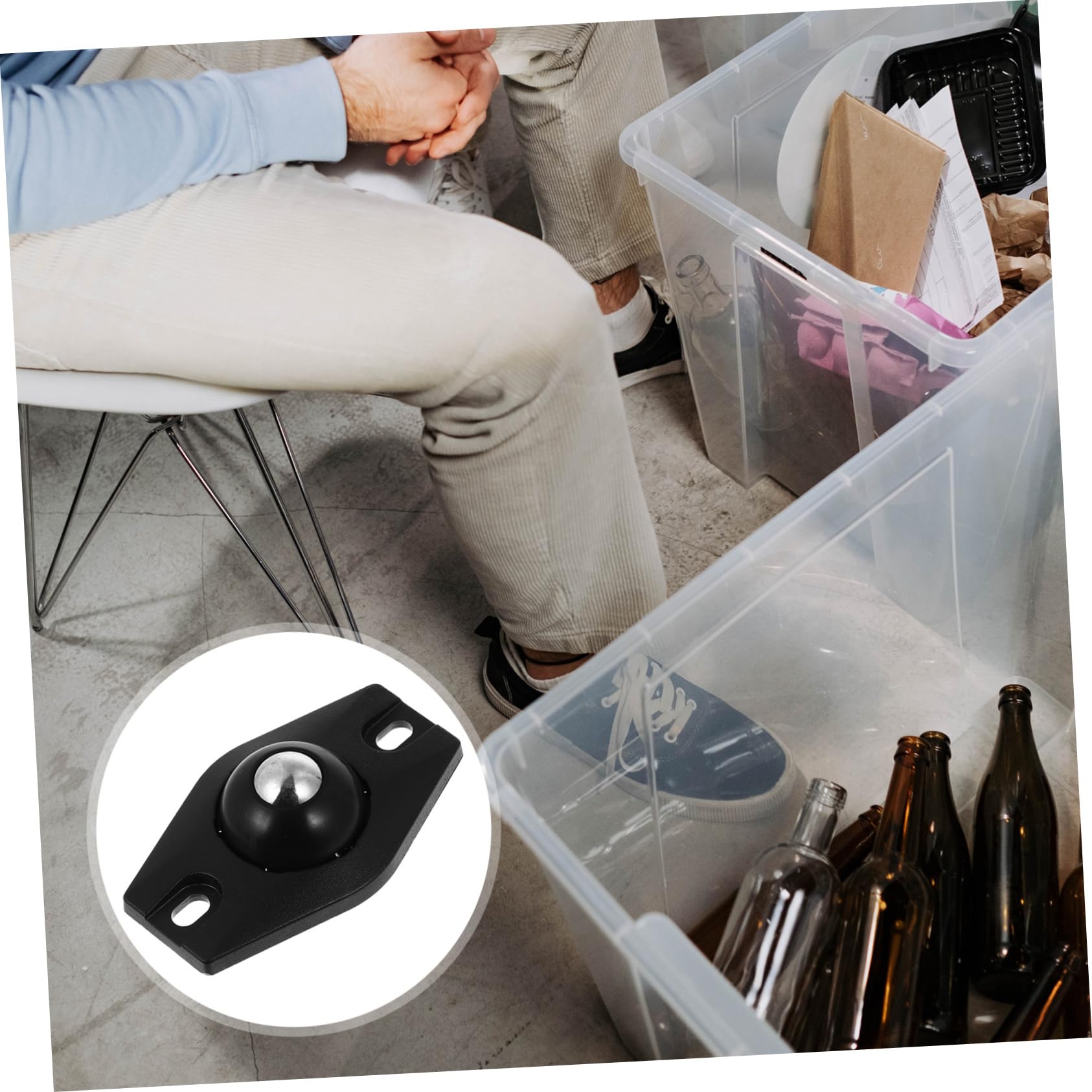 Selbstklebende Mini-Lenkrollen, 12 Stück, Basis, Universal-Riemenscheibe, Mini-Mülleimer, Möbelrollen, Lenkrollen, Rollen, Boxen, Lenkrolle, klebrige Riemenscheibe, selbstklebende Lenkrollen, klebrige