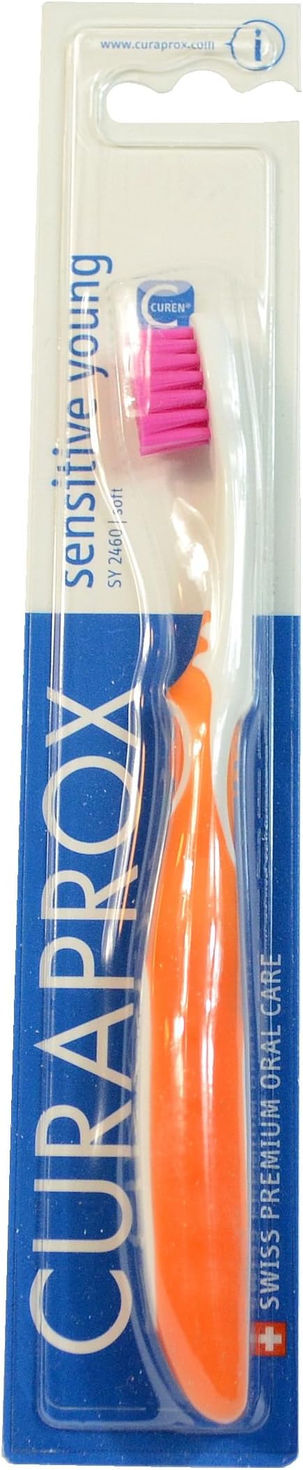 Curaprox Swiss SY 2460 Sensitive Young Soft Toothbrush for Children 4-8 Years Boys Unisex Colors
