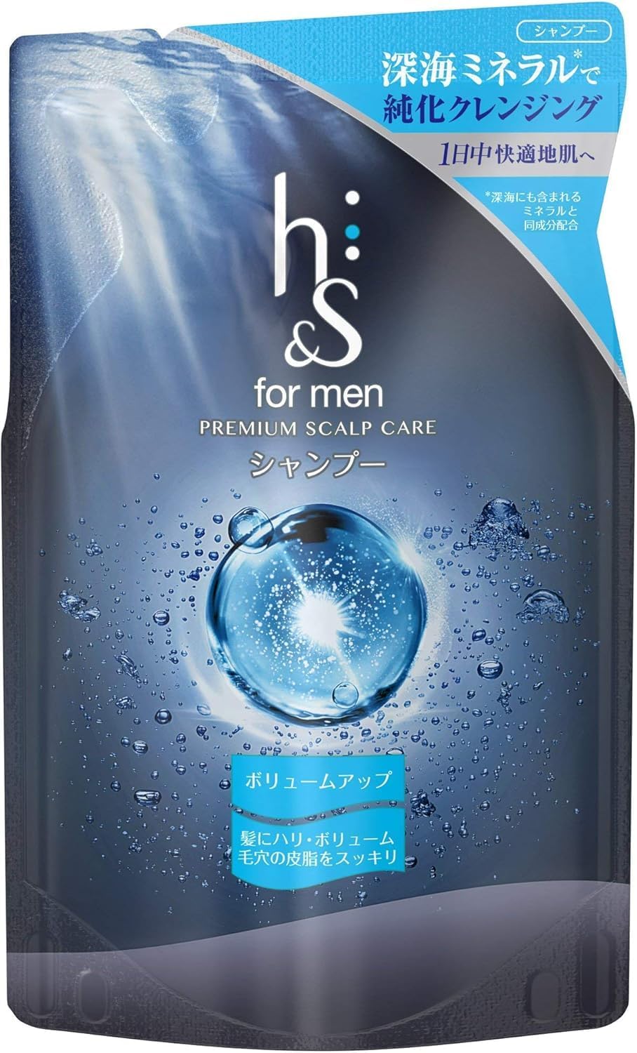 h&amp;s for men(エイチアンドエス フォーメン) シャンプー 300mL 詰め替え ボリュームアップ エイチアンドエス