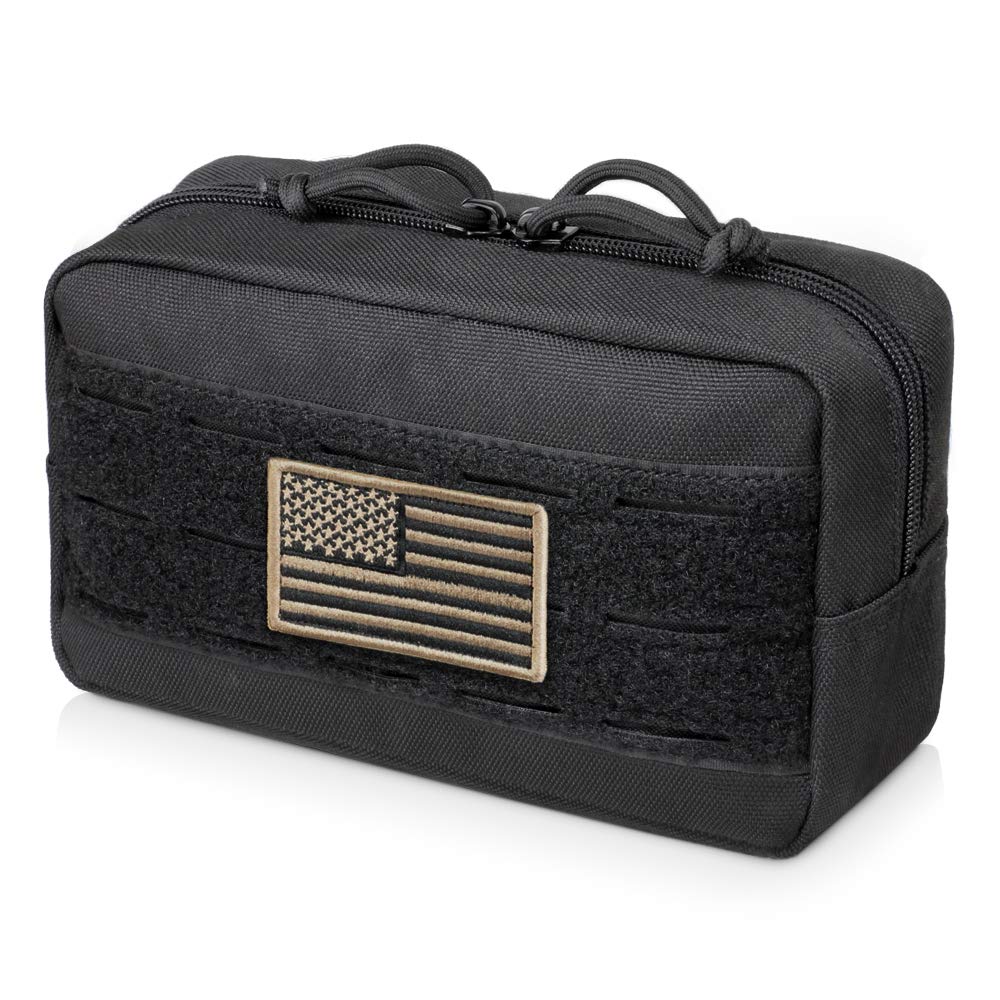 Buy WYNEX Tactical MOLLE Utility Pouch, EDC Horizontal Admin Pouches