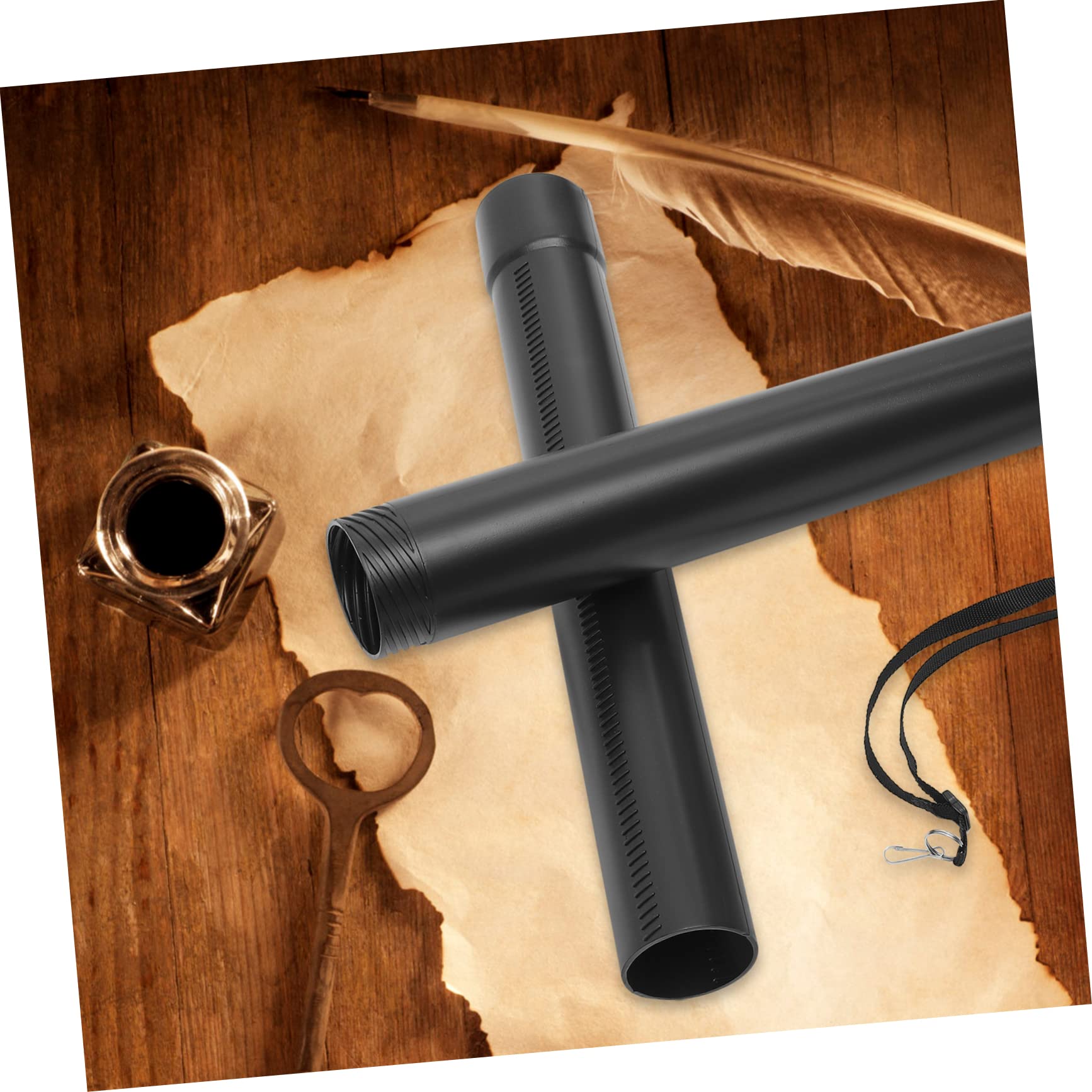 BCOATH 48 ' Telescopic Painting Tube Reusable Poster Tube Holder Extendable Art Storage Shoulder Strap Random Style