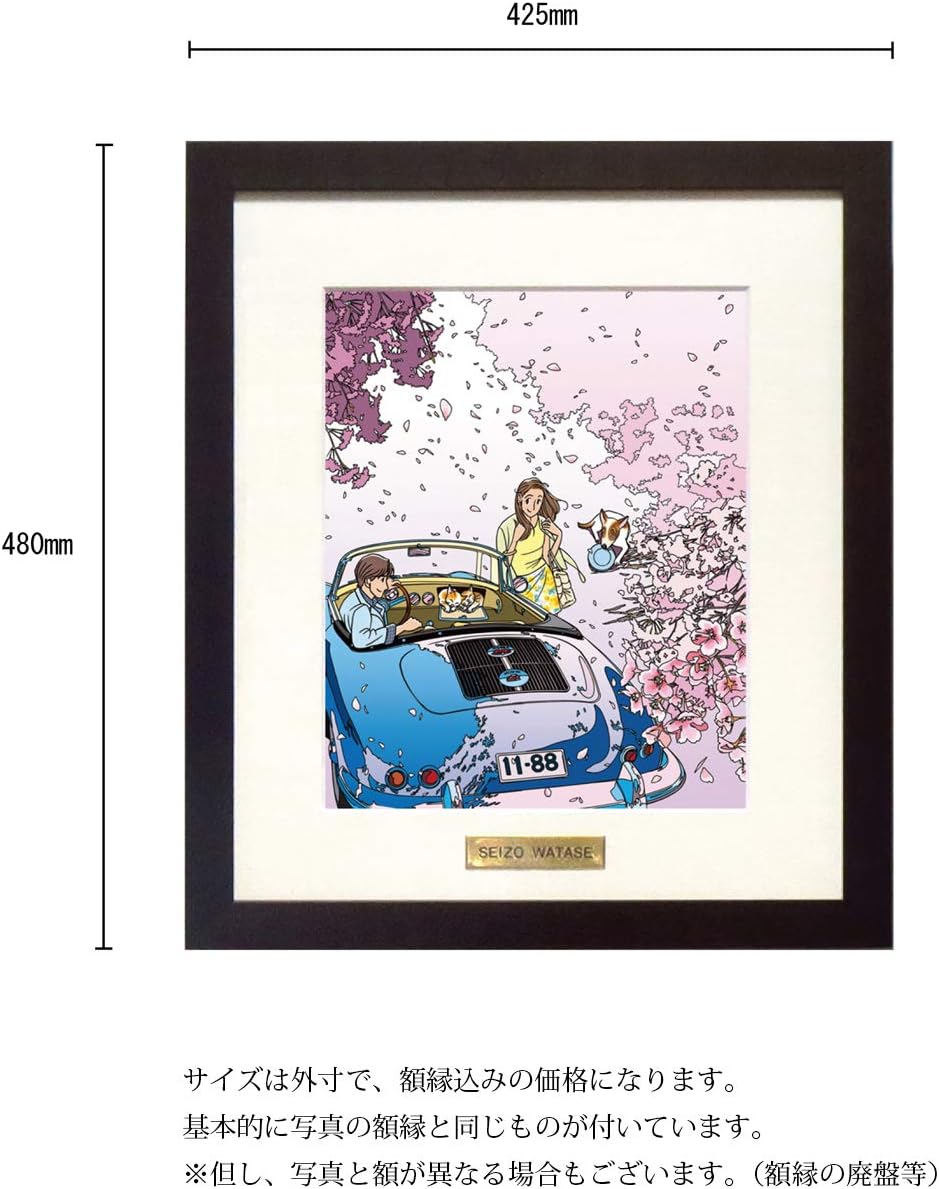 わたせせいぞう版画 しあわせへの ONE WAY ポスター「幸せへのOne Way