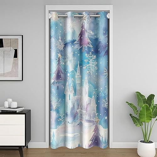 Miniatura 26 de Manfei Cortina de puerta musical negra con notas musicales para puerta de armario, cortinas opacas para puerta de armario, cortinas opacas para