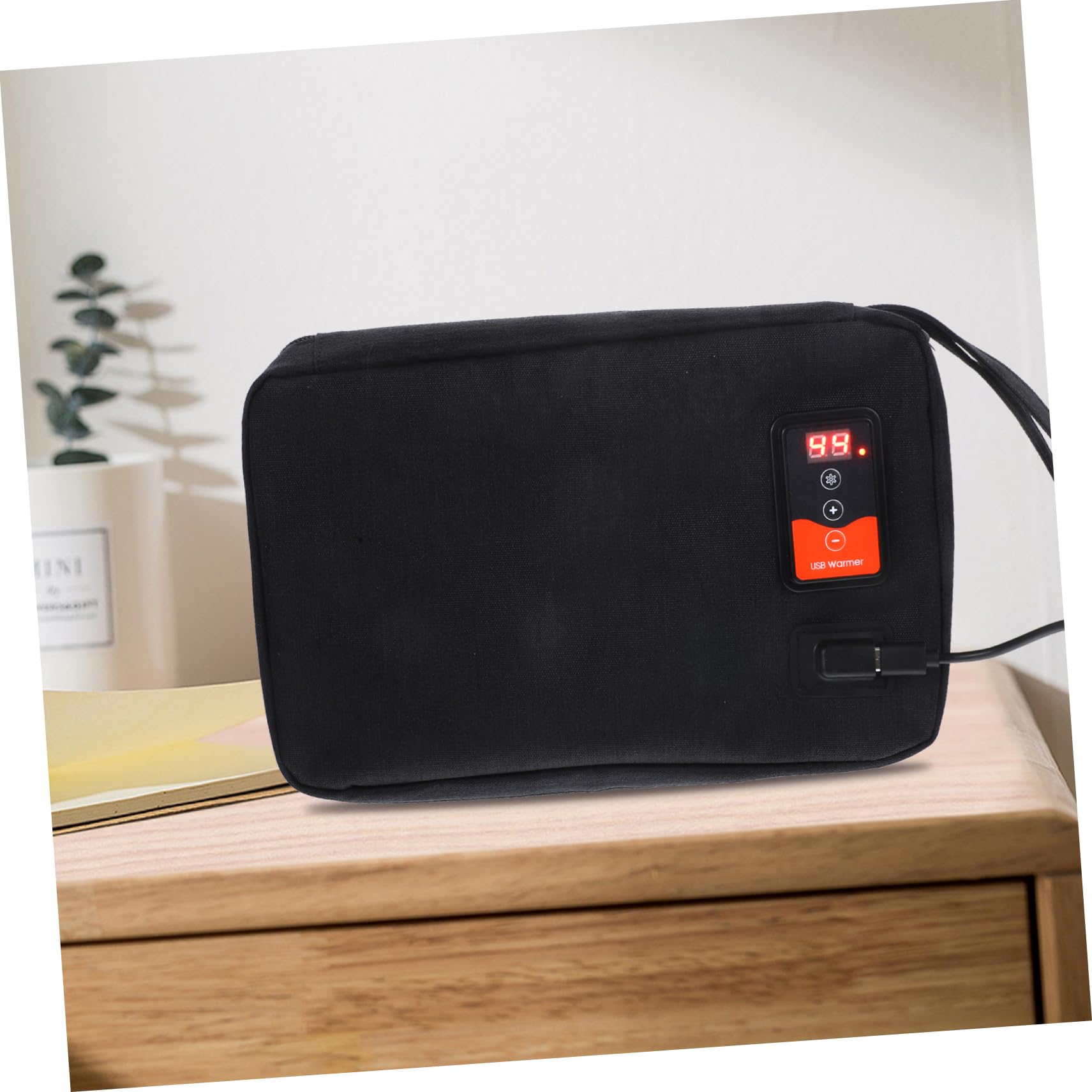 Kisangel Toallitas y USB para Calentador de Húmedas Bebés Portátil Temperatura Constante Capacidad para 20-80 Unidades, Adecuado para Uso Interior y Exterior