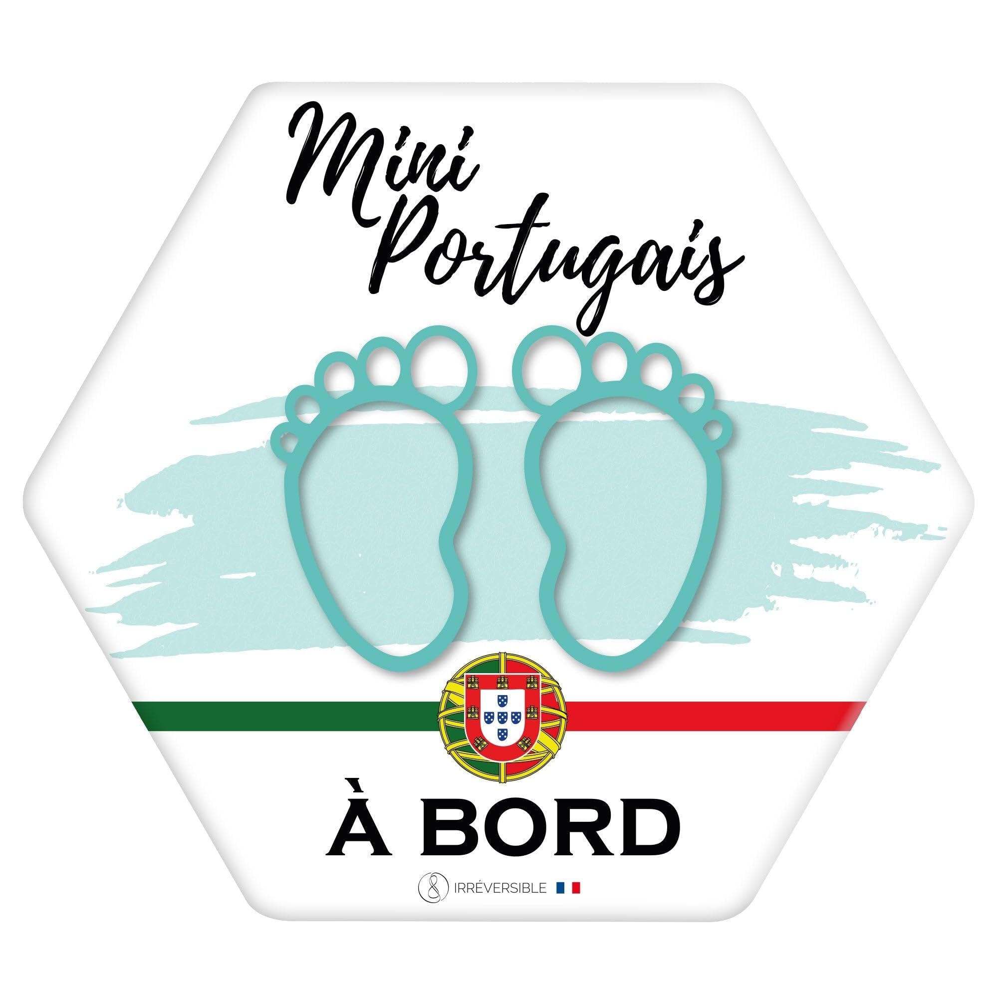 Autocollant Bébé à Bord Mario - Vinyle Haute Qualité 16x15cm - Made In France