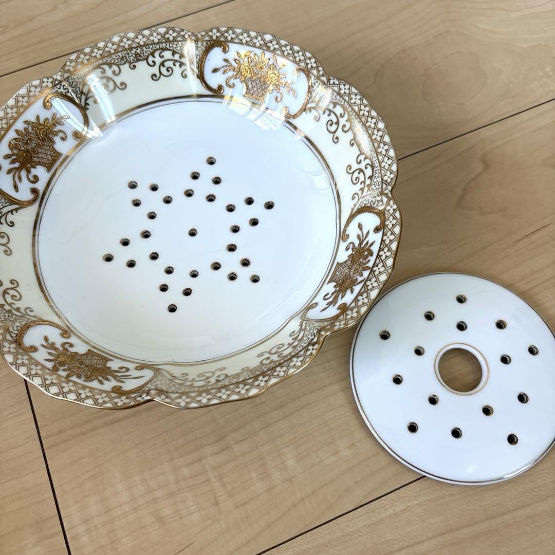 Amazon.co.jp: レア 日本陶器 ノリタケ 水切り皿 花柄 : ホビー