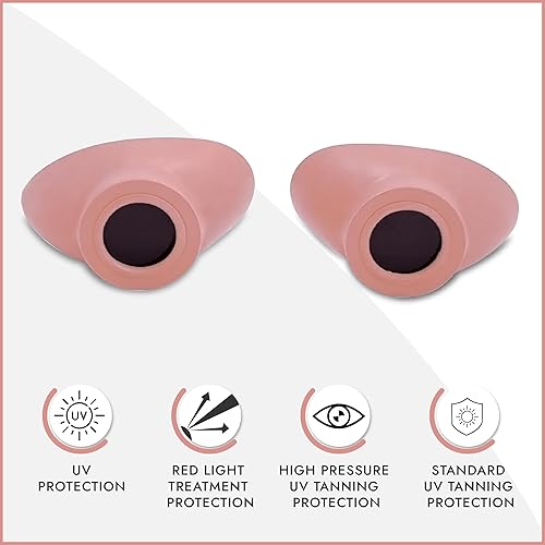 Vista 15 de Super Sunnies Protección ocular UV Slim Flex, compatible con la FDA, gafas de bronceado individuales