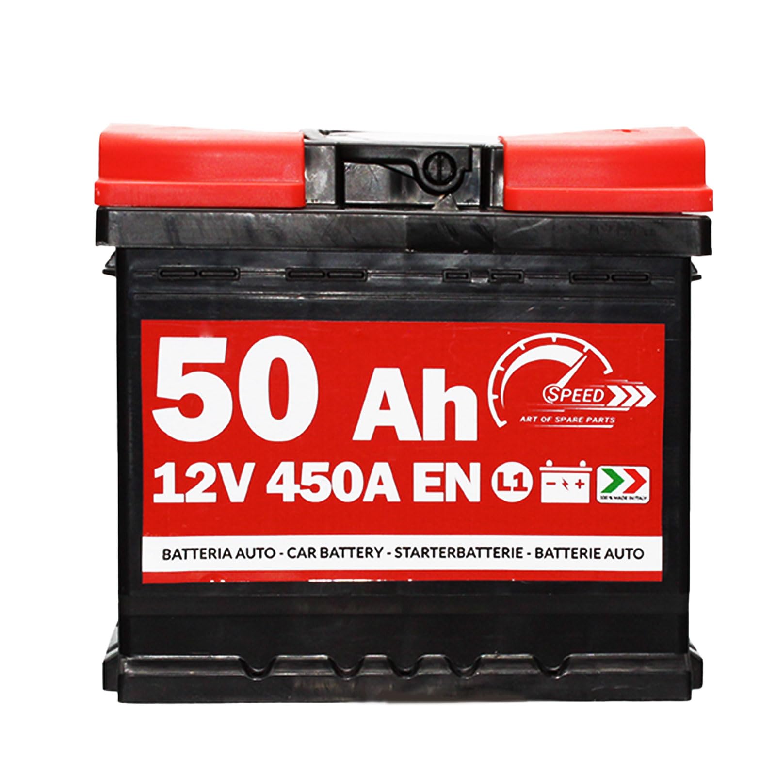 SMC Autobatterie Speed L150-12V 50Ah 450A/EN - Starter 30% mehr Leistung