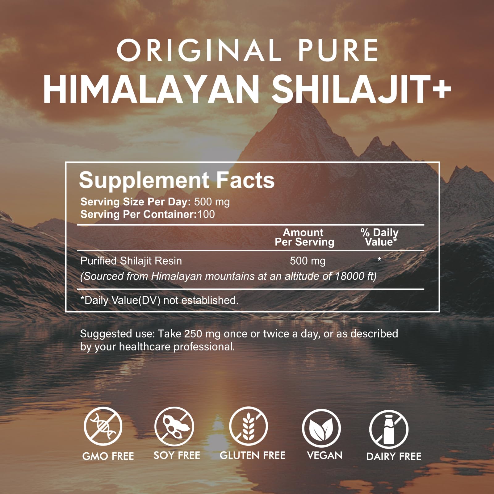 Himalyan Shilajit, Original Himalaya Bio mit -100% Reine Goldene Qualität, Fulvicsäure Mineralien Unterstützt Ausdauer und Vitalitä
