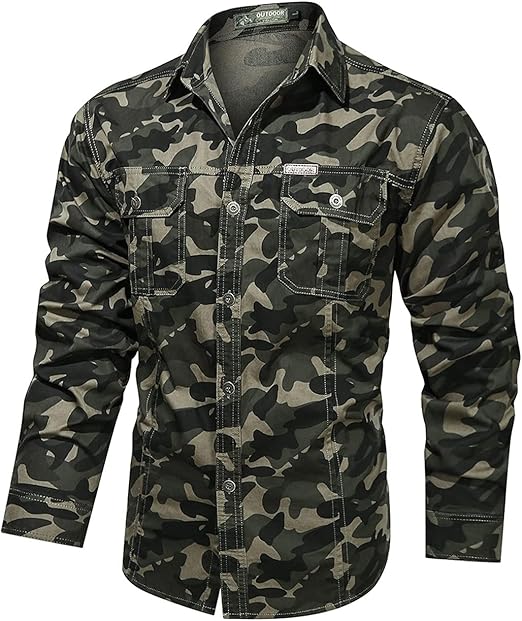 Camisas de camuflaje Outlet