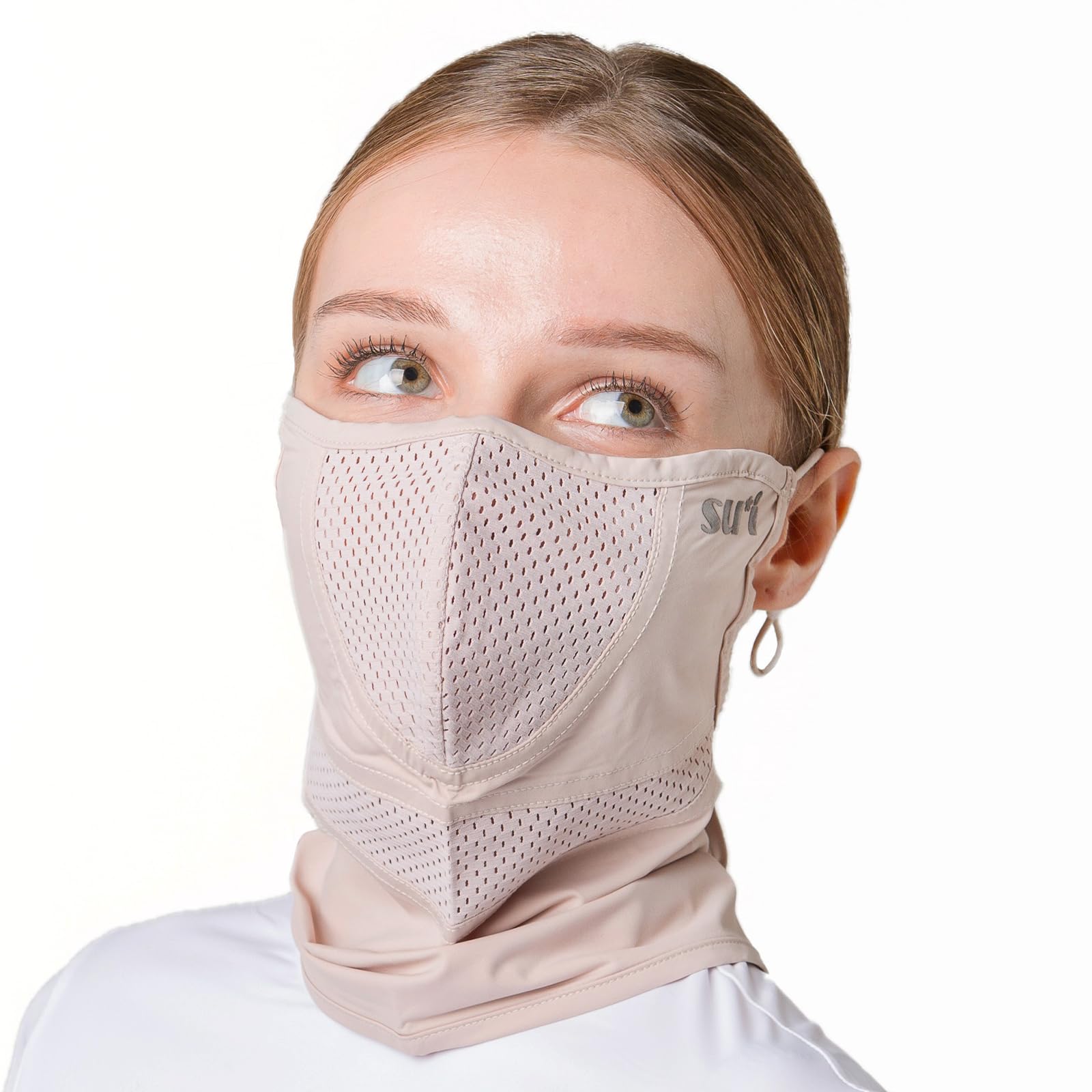 KOREA Type H UV Sun Protection Balaclava Half Face Mask - For Golf Hiking Running Cycling Outdoor Sports