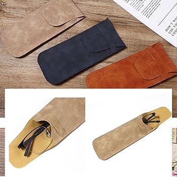 Custodie Occhiali Morbide In PU - Set Da 10 Pezzi, 10 Colori, Portatili Per Occhiali Da Sole E Da Vista - Foto 11