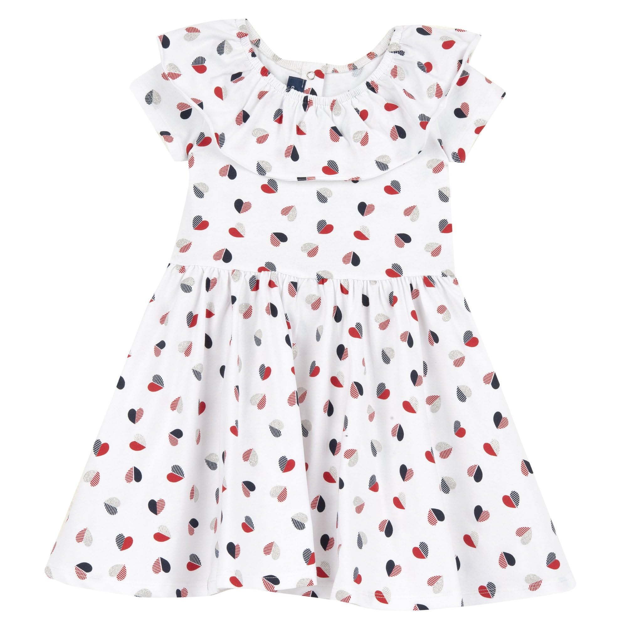 Chicco, Vestito Bambina a Maniche Corte, in Cotone Leggero, Abbigliamento Bambina, Designed in Italy