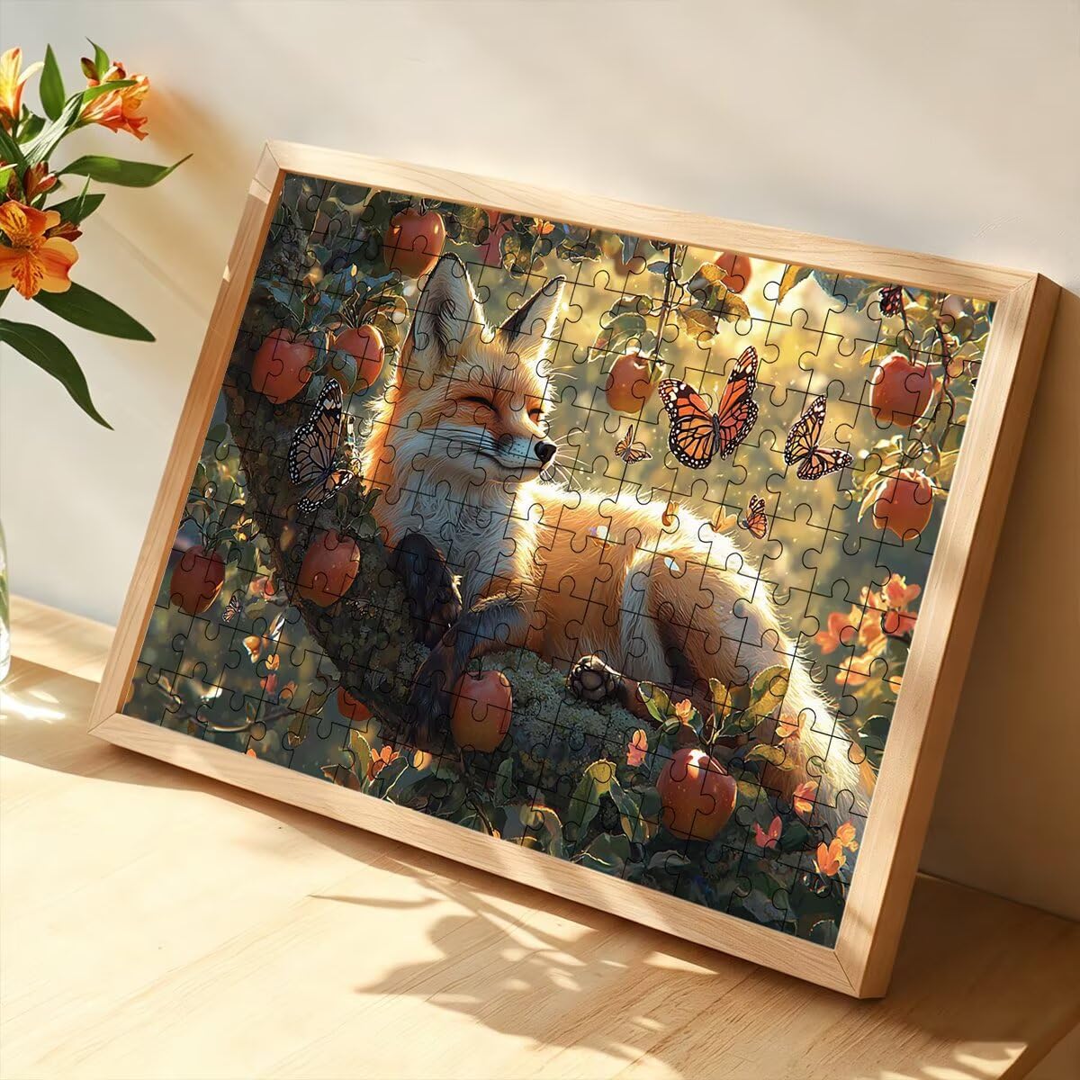 Puzzle 1500 sztuk Fox Drewniane Puzzle Dla Dorosłych 87x57cm -1431