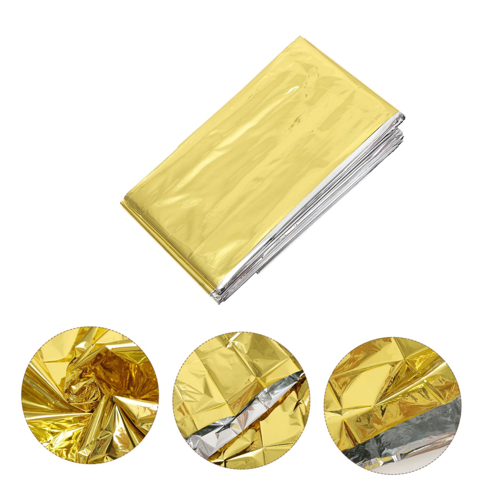 Toddmomy 10piezas Mantas Emergencia Multifuncionales Térmicas para Camping Exteriores Resistente Ligera