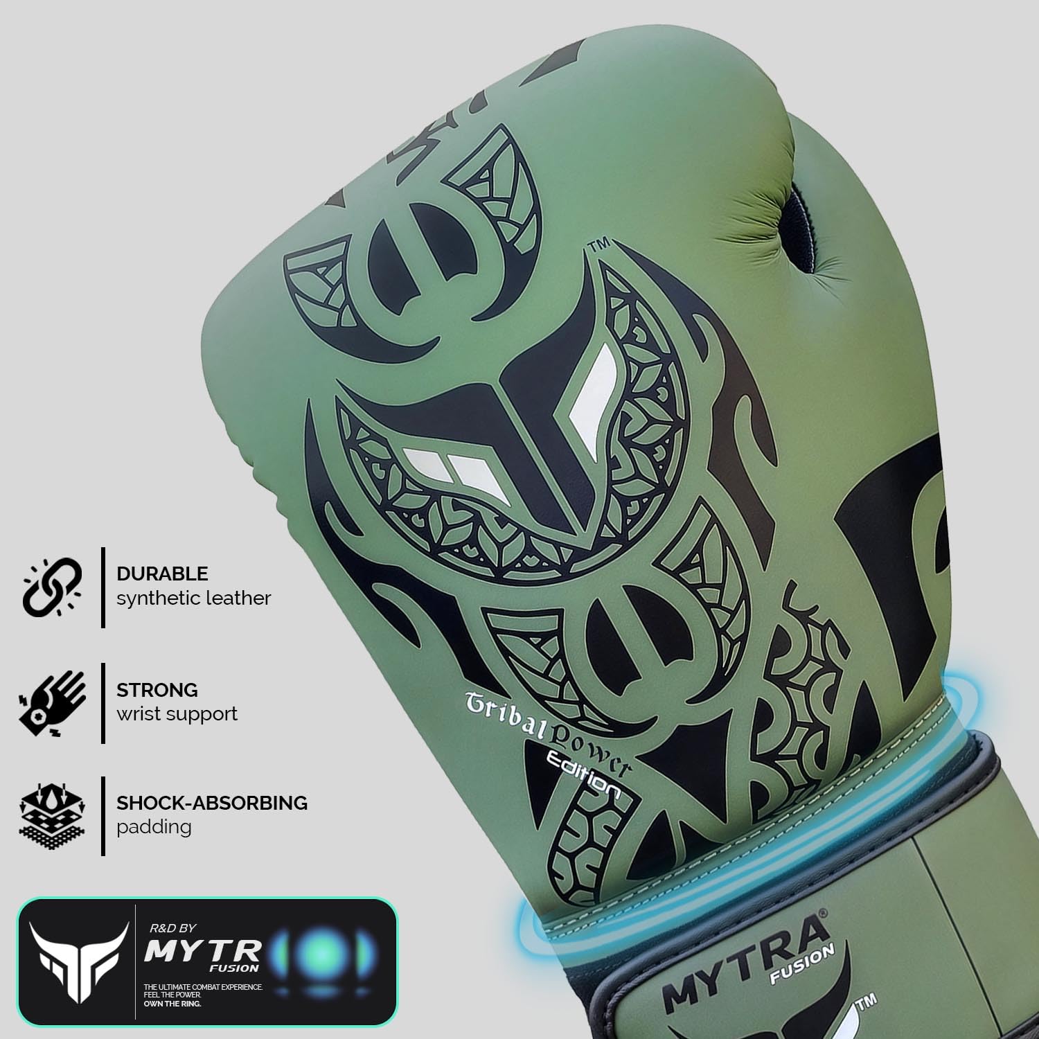 Mytra Fusion Gants de Boxe - Gants d'entraînement MMA Parfaits pour Le Punch, Le Kickboxing, Le Fitness, Le Sparring, Le Muay Thai, l'entraînement et Le Combat