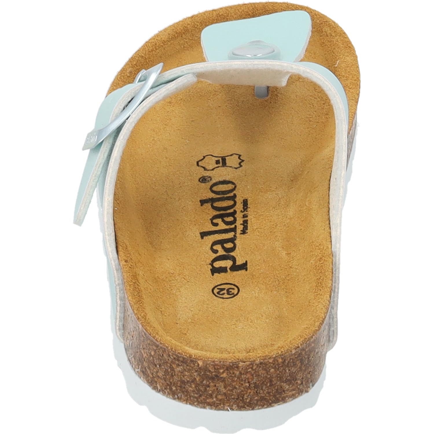 Palado Mädchen Zehentrenner Kids Kos G Metallic – coole Sandalen Made in Spain - Hausschuhe mit trendigen Farben - Sommerschuhe mit Kork-Fußbett