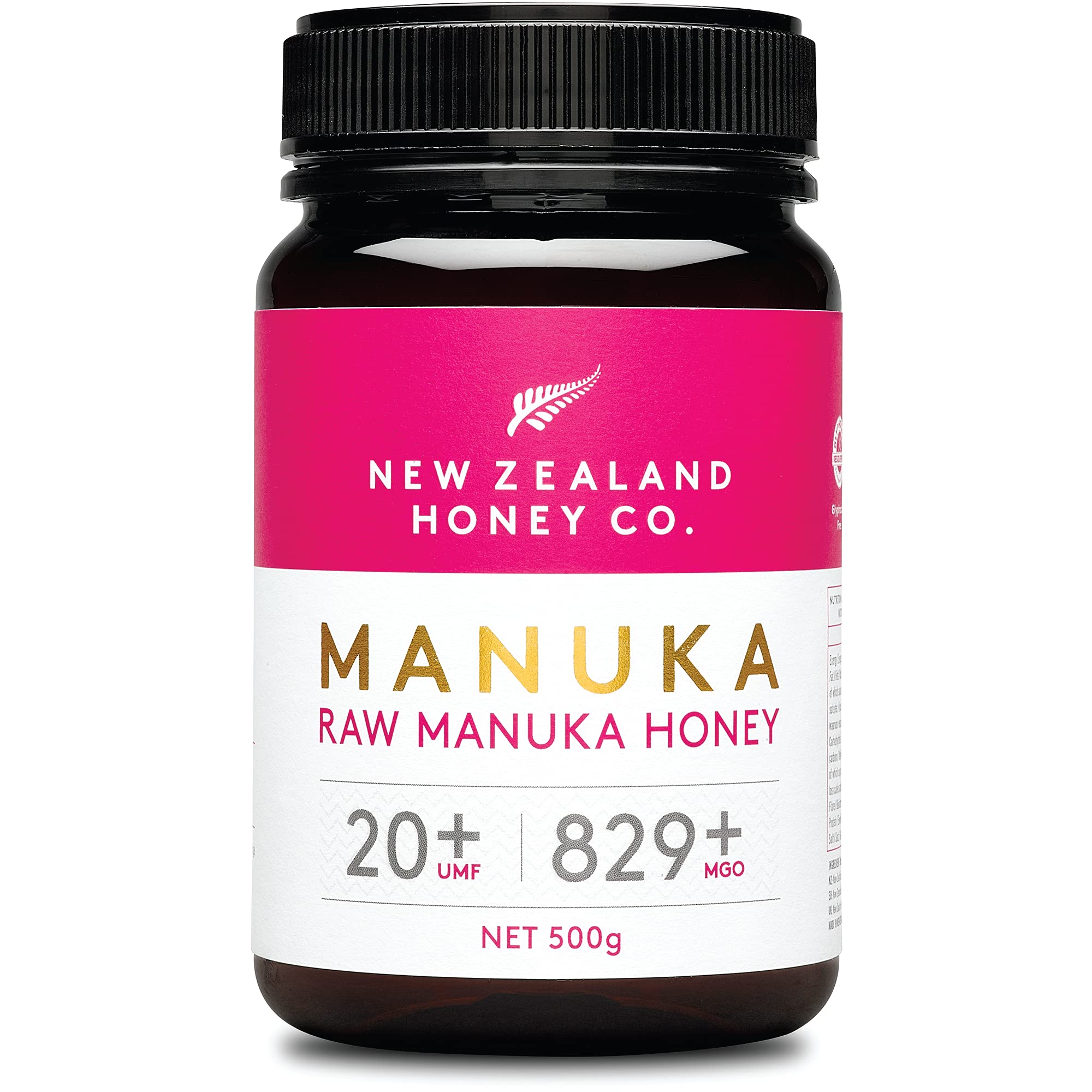 NEW ZEALAND HONEY CORaw Manuka Honey UMF 20+ / MGO 829+ | 500g