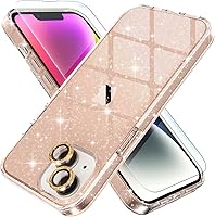 Vista 59 de Choiche, funda para iPhone 14 de mujer, brillante, protección de grado militar, 2 cubiertas de lentes de cámara Diamond, 2 protectores de vidrio