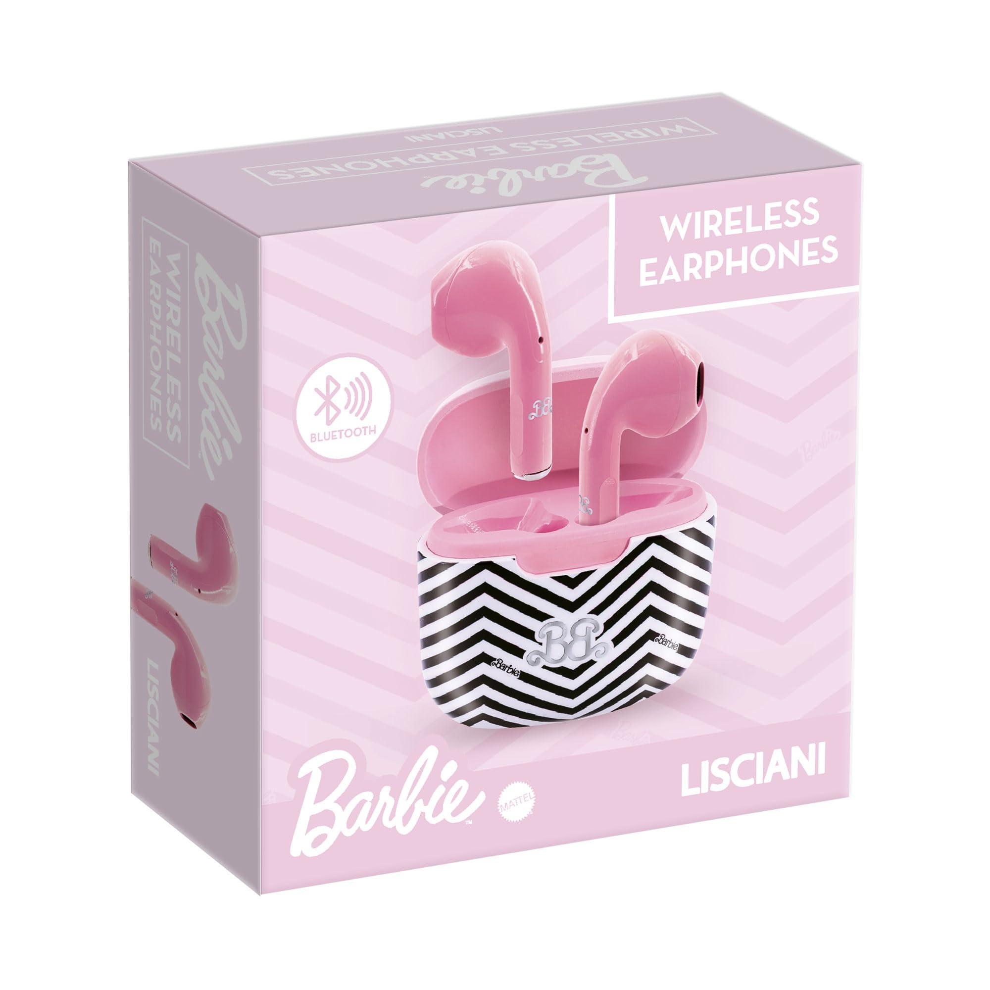 Lisciani - BARBIE Wireless Headphones for Teenage Girls From 12 Years - Secure Volume - Rechargeable Battery - Adjustable Comfort - Bluetooth Compatible - Develops Autonomy and Sense Of Rhythm — image 1