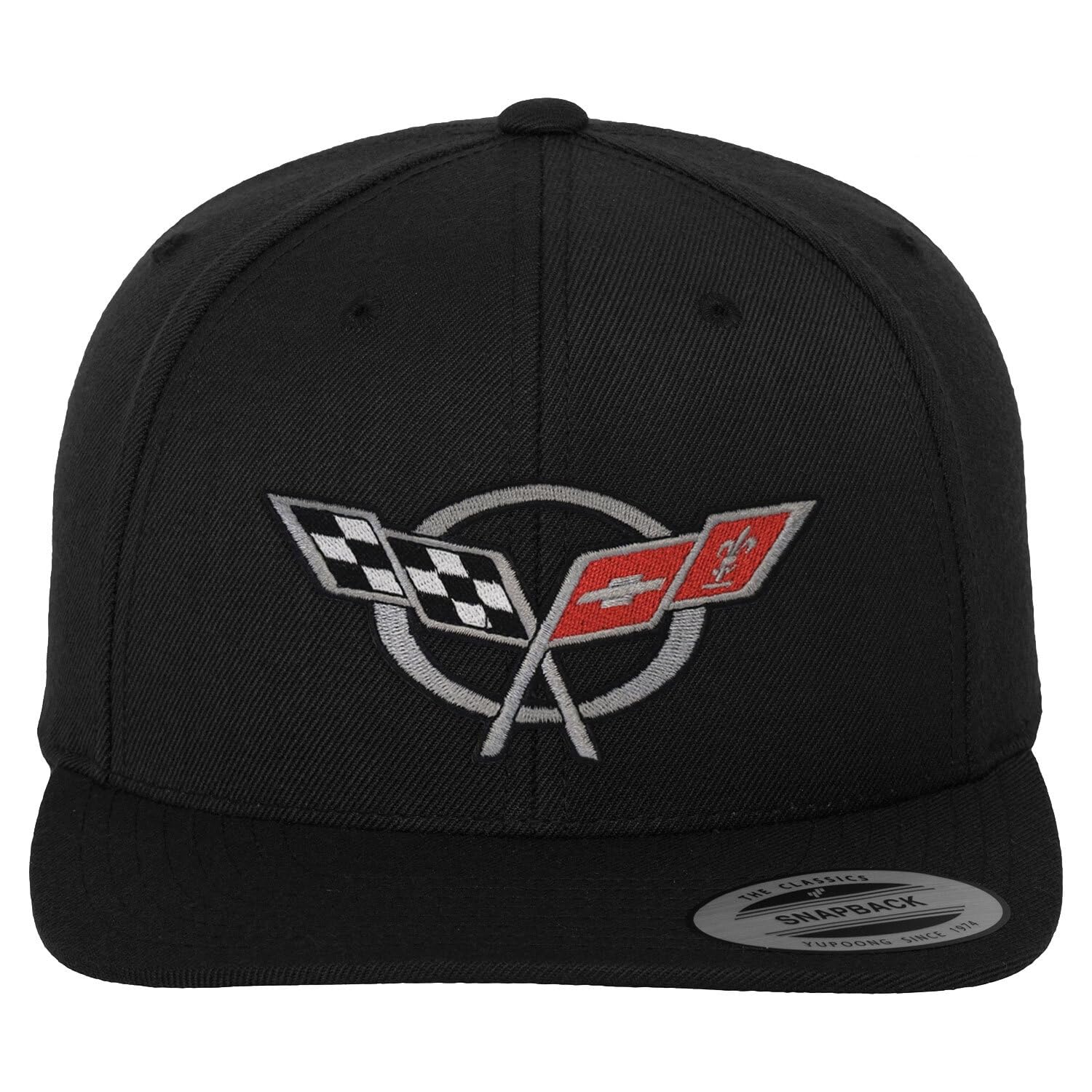 Officially Licensed Corvette C5 Flags Premium Snapback Cap