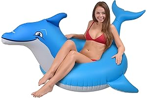GoFloats Dolphin Pool Float Party Tube