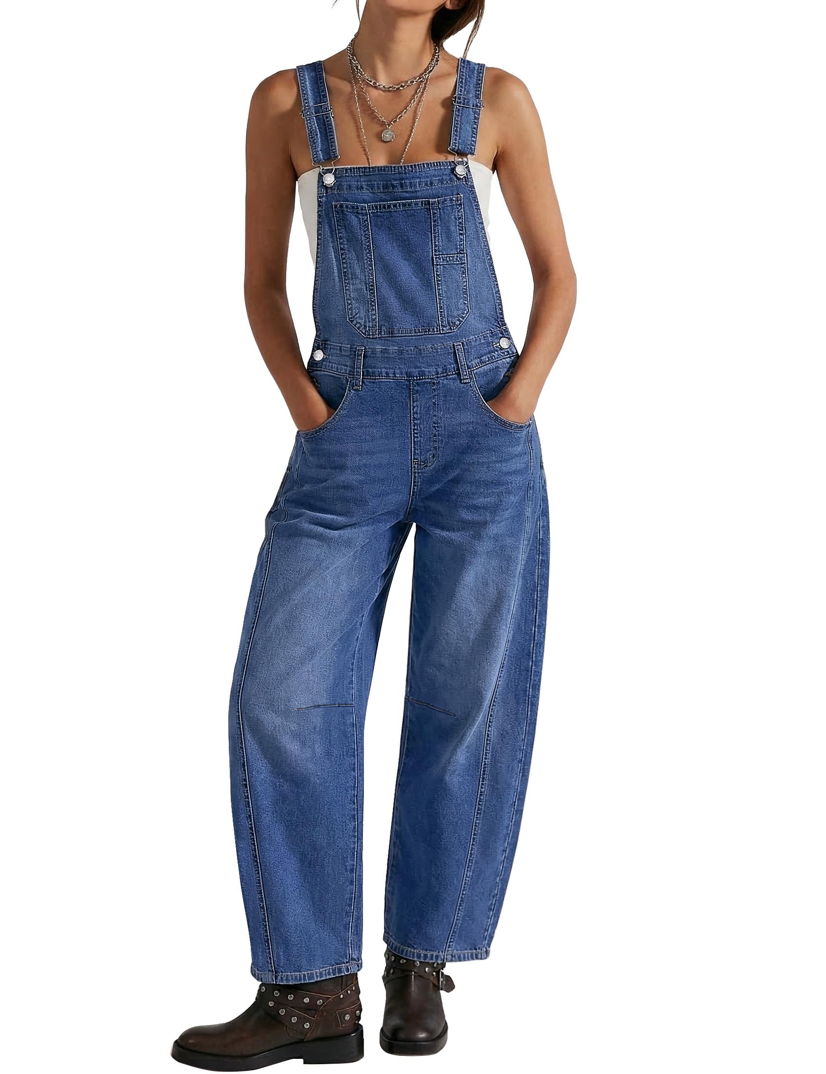LUVAMIA Denim Overalls