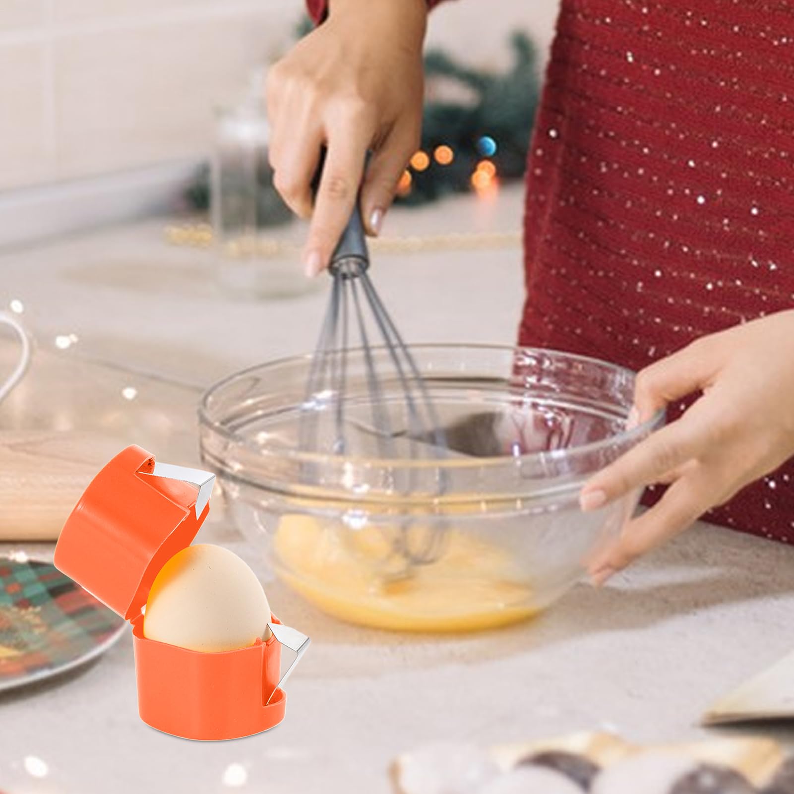 Pelador De Huevos Cocidos, Abridor De Cáscaras, Portátil Separador De Huevo Duro Para Cocina