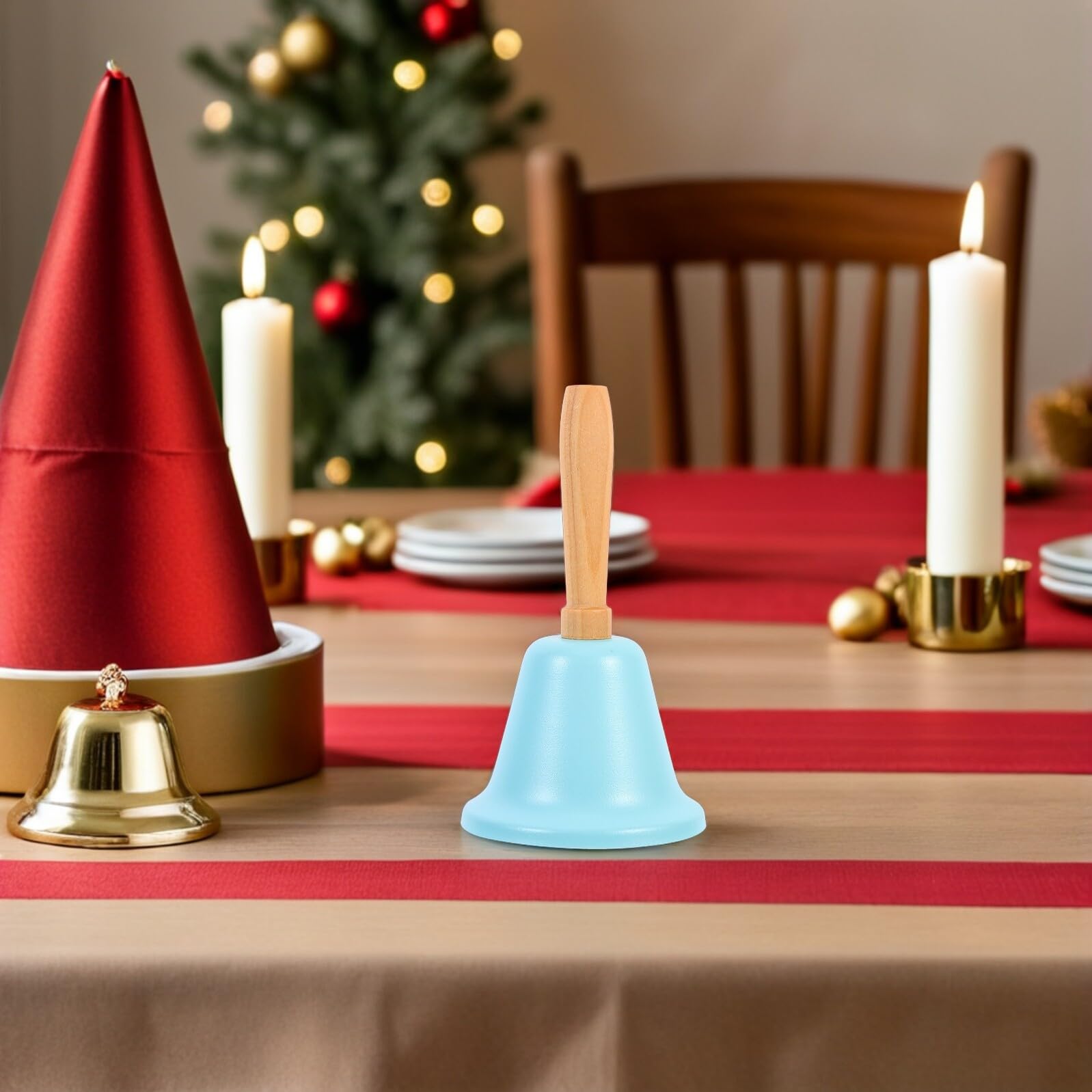 24 Pezzi Campanello Portatile Bomboniere Per Le Feste Di Natale Campana Di Meditazione Piccolo Campanello Campana Di Classe Campane Festive