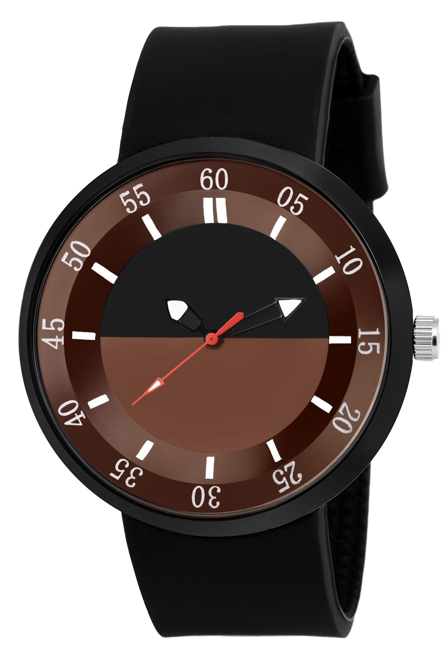 IIK COLLECTION Multicolor Dial & Black Color Band Material Silicon Analoge Watch for Mens and Boys(IIK-201M) (Brown) (B0813DT1LT) Amazon Price History, Amazon Price Tracker