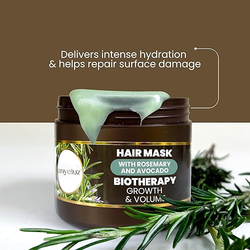 Miniatura 8 de ANYELUZ Mascarilla Capilar  Extractos de romero y aguacate, hidratación y fortalecimiento intensivos, refuerzo de reparación de daños