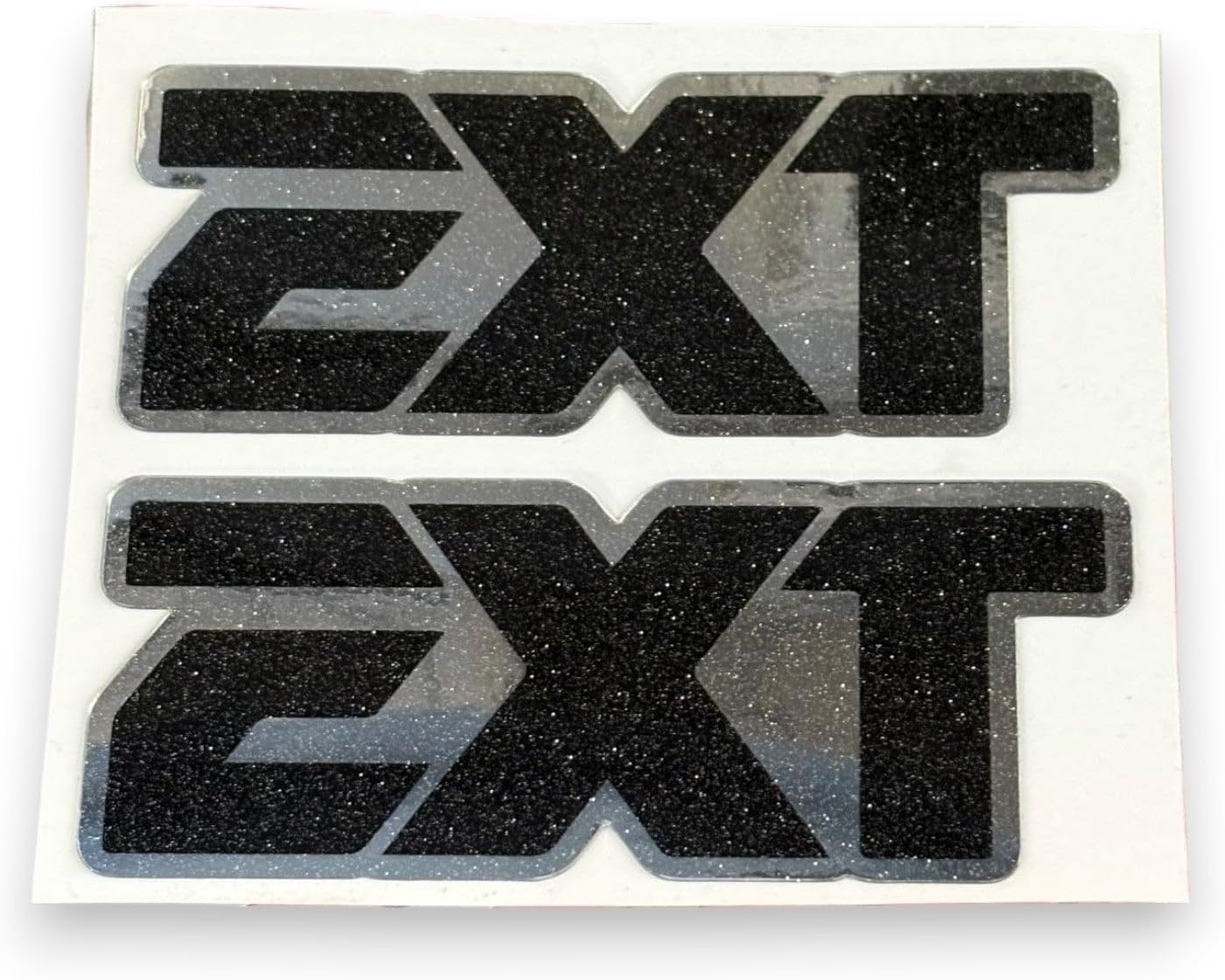 EXT Fork Stickers – MX Moto Graphic Vinyl Decals Chrome Apollo Sparkle