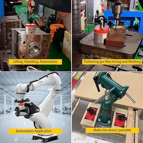 Miniatura 3 de Magnetpro Imán de interruptor multiusos, sistema magnético conmutable de fuerza de extracción de 660 libras, imán de encendido/apagado para