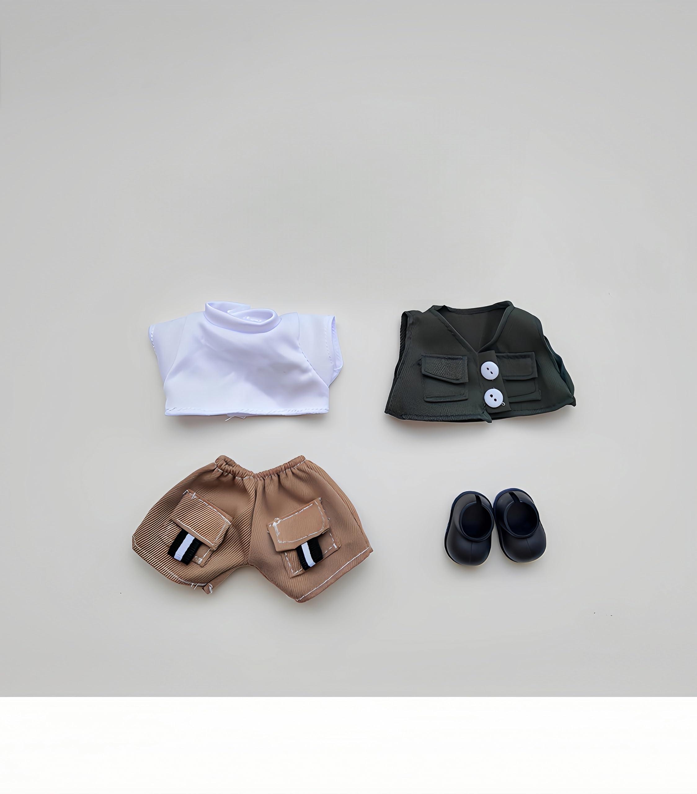 Vêtements de poupée de 17 cm style F robe de rechange mini poupon